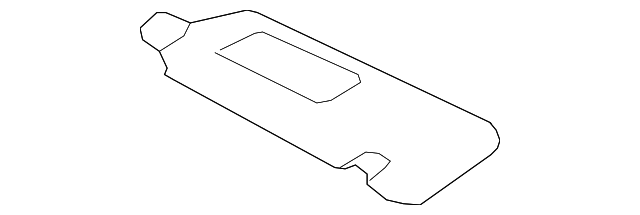 74320-02A70-B0 Деталь SUNVISOR, LEFT