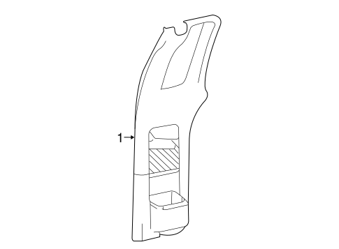 F-150 INTERIOR TRIM - REAR DOOR