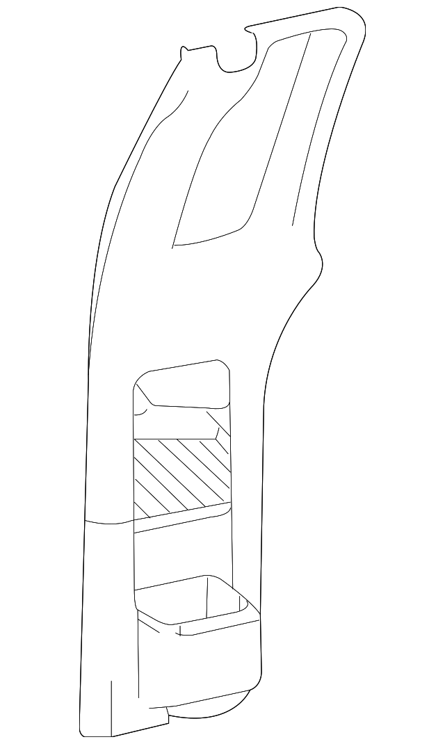 4L3Z-1527406-AAA Деталь DOOR TRIM PANEL, RIGHT
