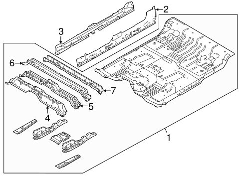 F-150 FLOOR - CAB 3