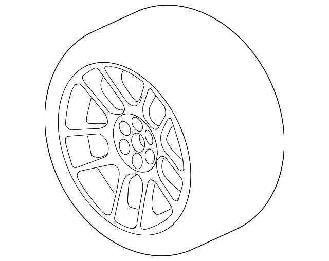 5043005AA Деталь WHEEL, ALLOY, LEFT