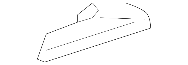 15846168 REAR COVER, RIGHT