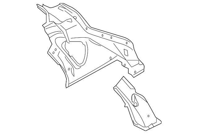 766D01CA0B Деталь INNER PANEL, RIGHT