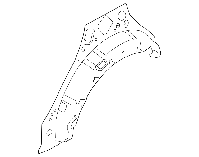 G67101CAMA Деталь OUTER WHEELHOUSE, RIGHT