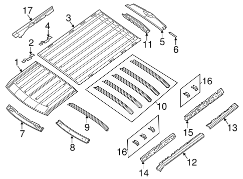 NV2500 ROOF & COMPONENTS 2