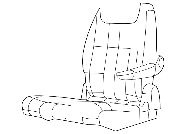 7B0-883-375 Деталь SEAT CUSHION PAD, RIGHT