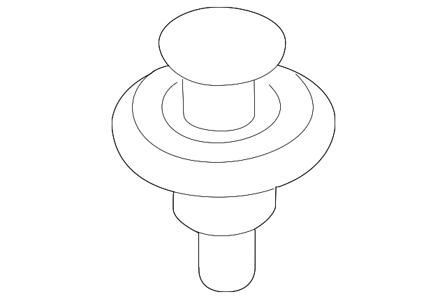 11546904 COWL GRILLE CLIP