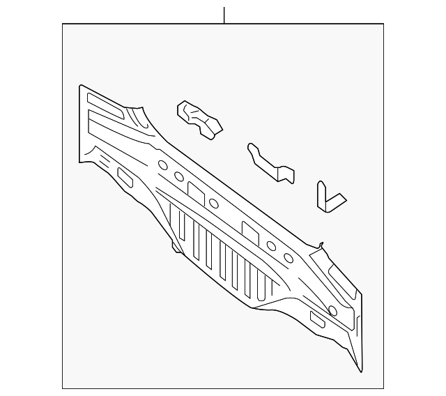 G9110-JA0AA Деталь REAR BODY PANEL