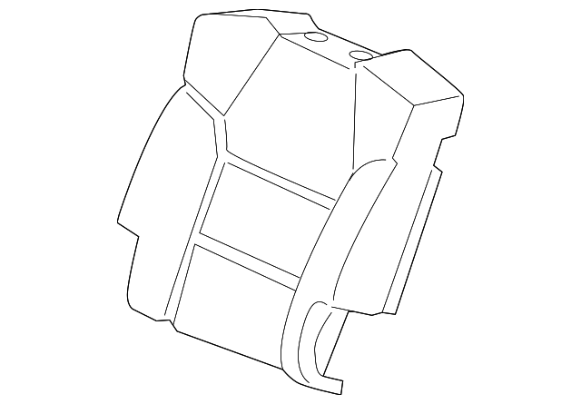 81322-STX-L01 Деталь PAD, R. MIDDLE SEAT-BACK