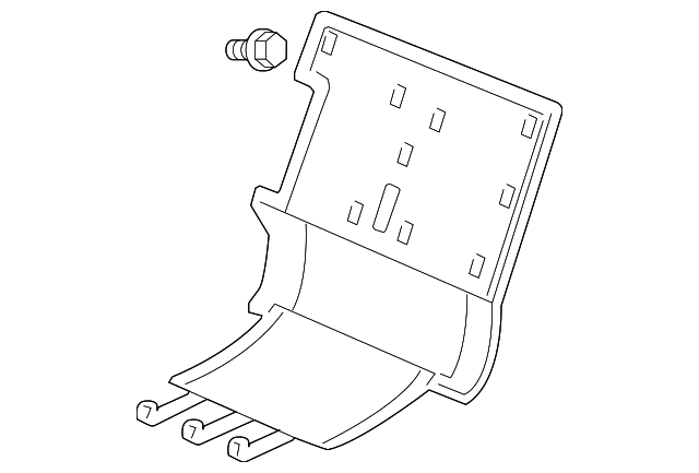 81327-STX-A01ZA Деталь COVER, R. MIDDLE SEAT-BACK BACK *NH167L*