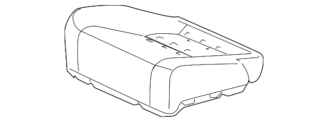 81331-STX-A01ZB Деталь COVER, R. MIDDLE SEAT CUSHION TRIM *NH55