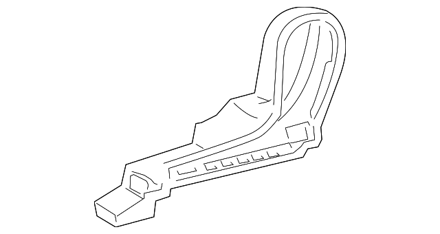 81368-STX-A01ZB Деталь COVER, R. MIDDLE SEAT RECLINING (OUTER) 