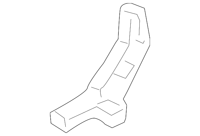 81316-STX-A01ZA Деталь COVER, R. MIDDLE SEAT CENTER (INNER) *NH