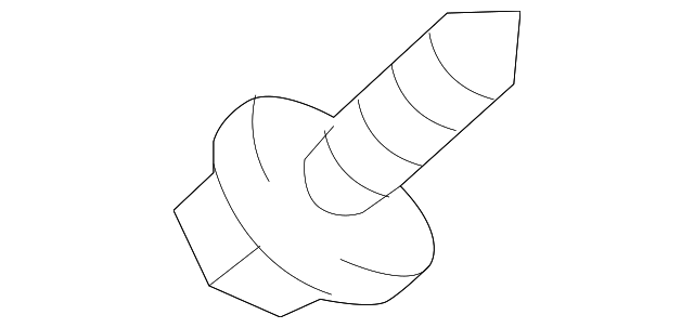 90159-50002 Деталь BUMPER COVER SCREW, RIGHT