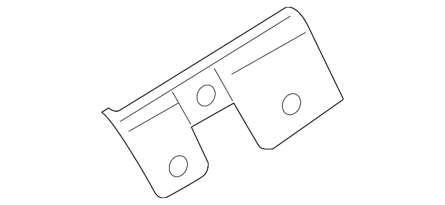 217-690-33-00 WINDSHIELD PILLAR TRIM BRACKET, LEFT