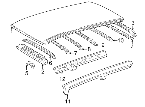 RAV4 ROOF & COMPONENTS 2