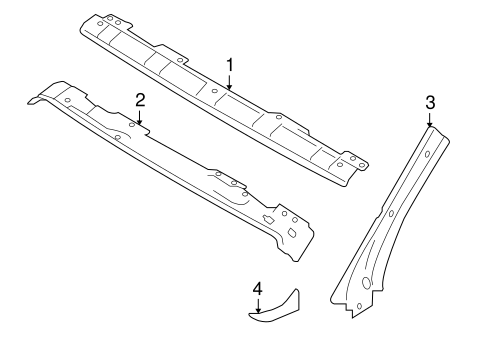 S5 WINDSHIELD HEADER & COMPONENTS