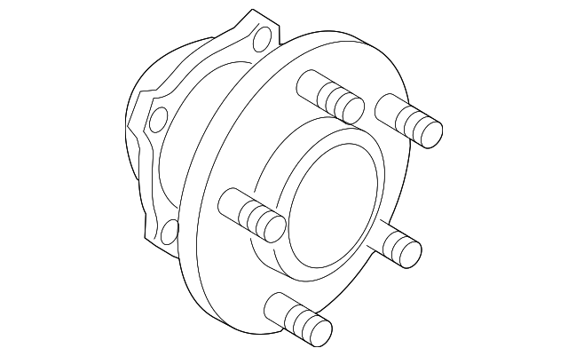 BN8B-26-15XG Деталь HUB & BEARING, LEFT