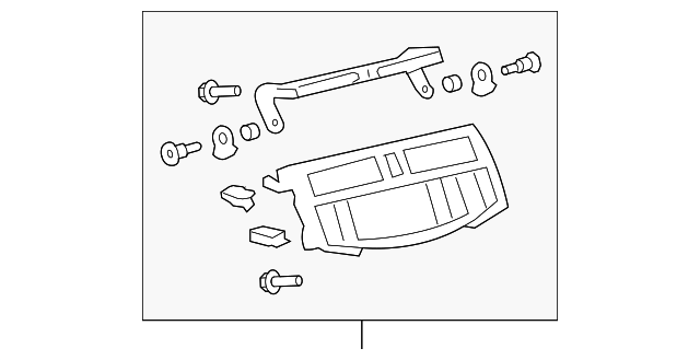 55405-07012 Деталь CENTER BEZEL