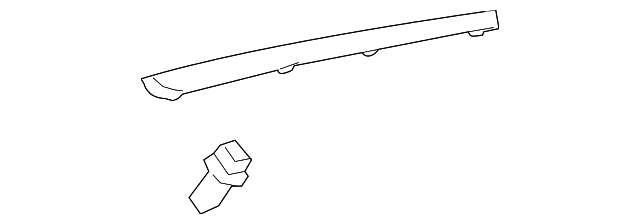 55475-07050-E2 Деталь TRIM MOLDING, RIGHT