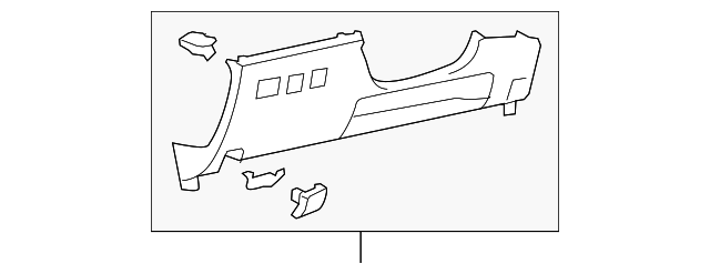 55302-07030-B2 Деталь LOWER TRIM