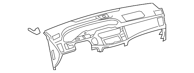 55401-07060-B1 Деталь INSTRUMENT PANEL
