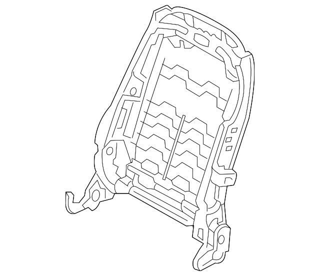89410-A9700 Деталь SEAT BACK FRAME, RIGHT