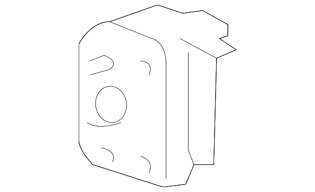 57022-0E011 MOUNT BRACKET, LEFT