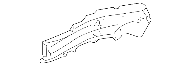 57116-0E010 SIDE RAIL FRONT PLATE, LEFT