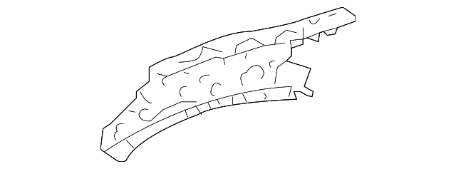 57017-0E010 SIDE RAIL REINFORCEMENT, LEFT
