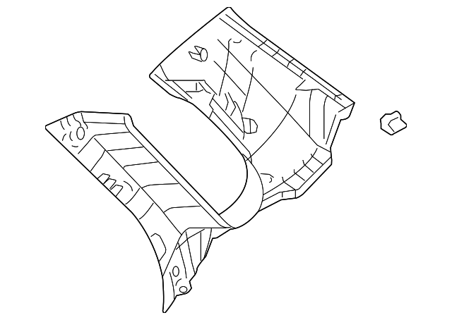 85860-2F500IM Деталь UPPER QTR TRIM, RIGHT