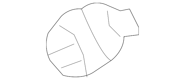85852-2F600IM Деталь UPPER QTR TRIM COVER, LEFT