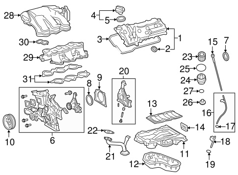 Highlander ENGINE PARTS