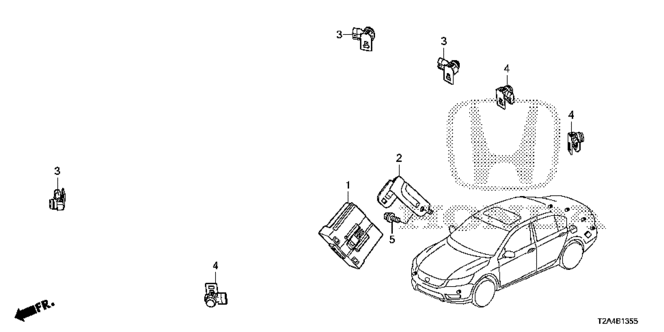 ACCORD SEDAN PARKING SENSOR