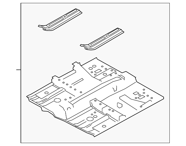 5251C643 Деталь FRONT FLOOR PAN, LEFT