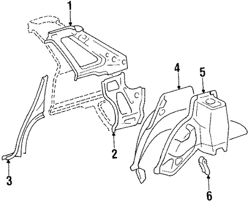 Tercel INNER COMPONENTS