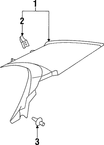 Mirage INTERIOR TRIM - QUARTER PANELS 2