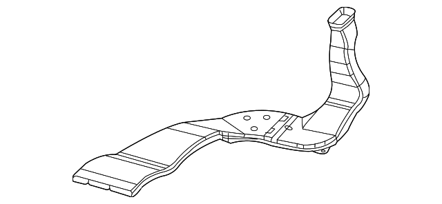 7B0-819-655 Деталь FLOOR DUCT, LEFT