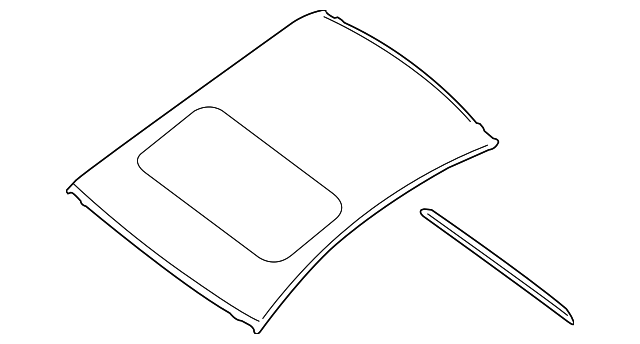 73100-9N01B Деталь ROOF PANEL