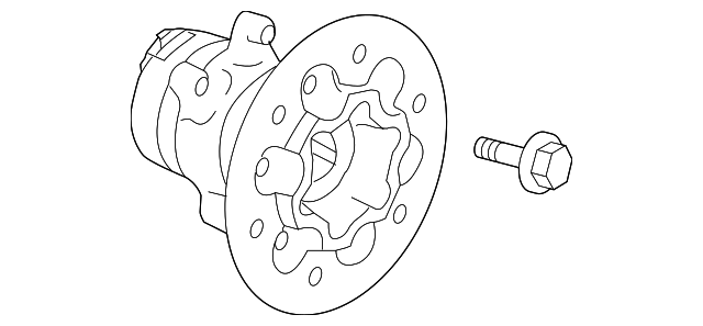 8258321430 Деталь HUB & BEARING, RIGHT