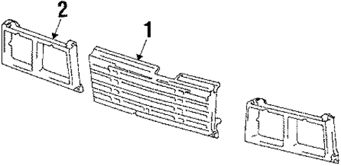 Camry GRILLE & COMPONENTS