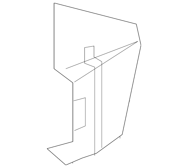 79183AL500 Деталь SIDE BRACKET, LEFT