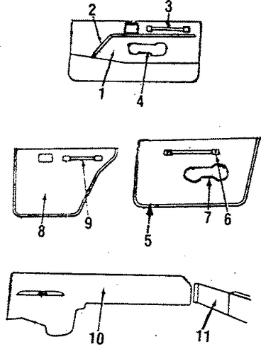 Chevette INTERIOR TRIM