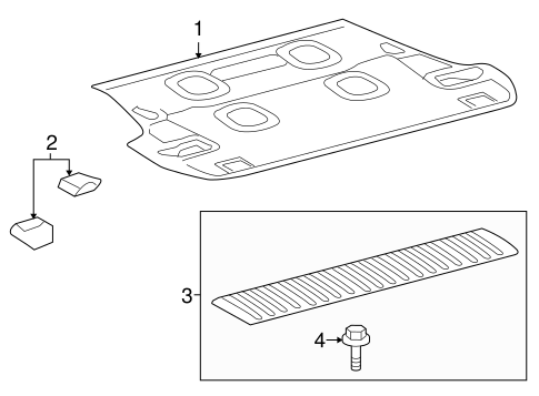 Land Cruiser INTERIOR TRIM - REAR BODY