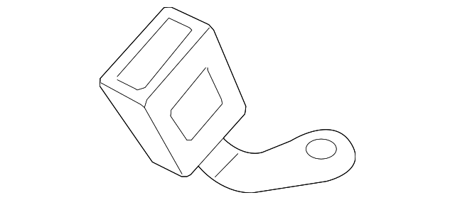 1Q0-857-740-QVZ BUCKLE, RIGHT