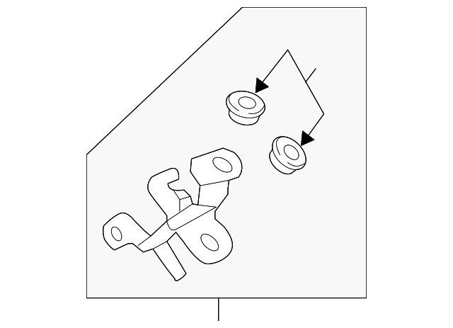 BL3Z-9647-B Деталь AIR TUBE BRACKET