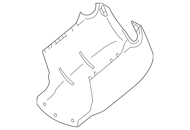 45287-0E021-C0 LOWER CLMN COVER