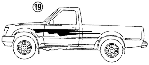 Pickup STRIPE TAPE 5