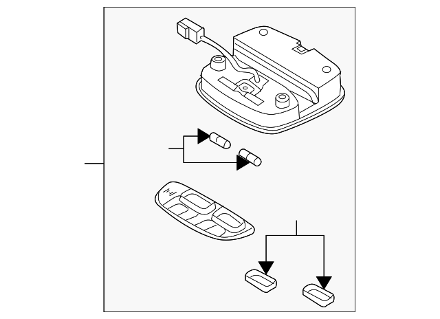 92820-3D500BT Деталь MAP LAMP ASSY