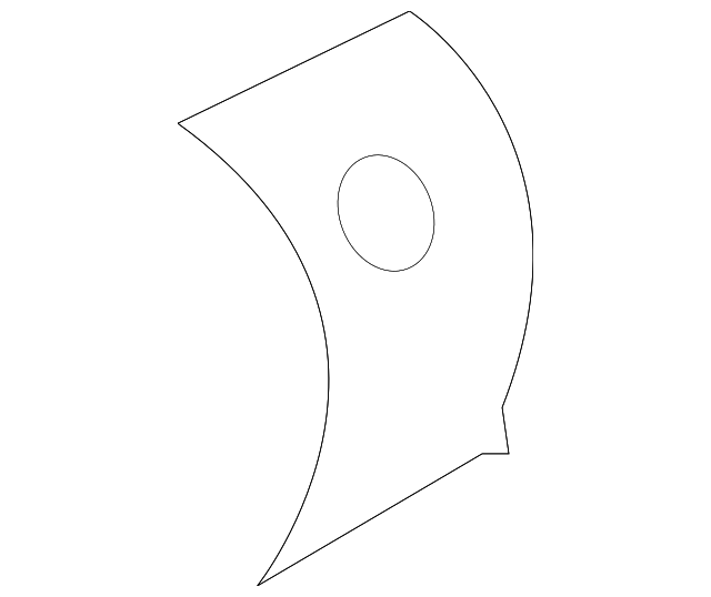 87620EH00B Деталь SEAT BACK COVER, RIGHT